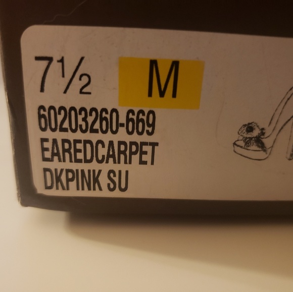 7.5M Enzo Angiolini Fuschia peep toe pumps - Picture 7 of 8